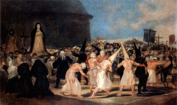 Francisco de Goya y Lucientes ‘Procesión de disciplinantes’ 1812-1819
