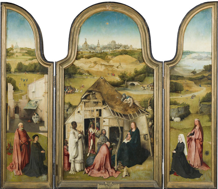 Explanation of Hieronymous Bosch Adoration of the Magi 
