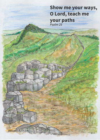 Show me your paths Psalm 25