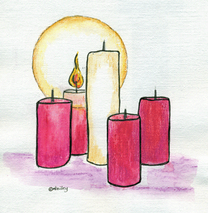 advent candle one