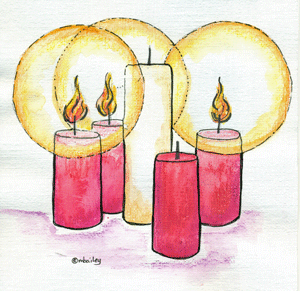 advent candle three