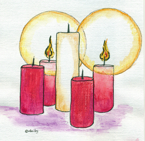 Second Advent Candle