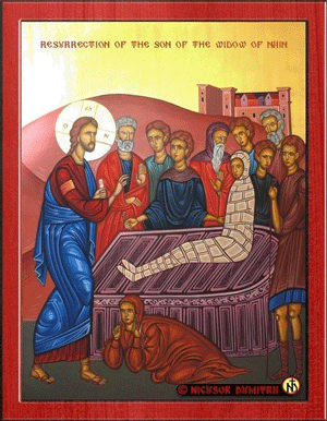 jesus riases the son of the widow of Nain