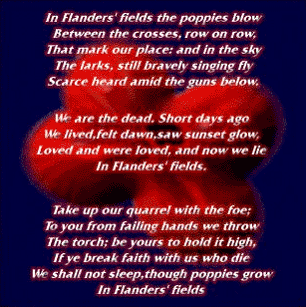 flanders poppy poem