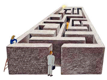 christian ethics, picture of a moral maze