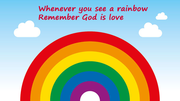 Rainbow God is love