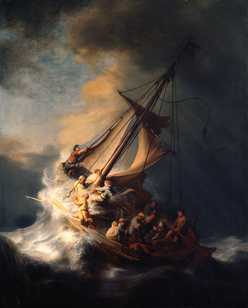 Rembrandt Jesus and the Storm 