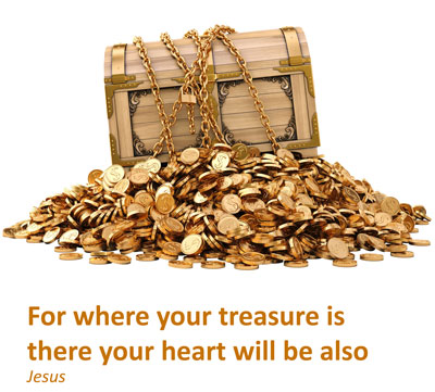 where is your treasure 
